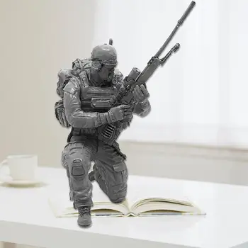

1/35 Resin Model Kits US Sniper Solider Self-assembled Model Children Handmade Toys A18-11