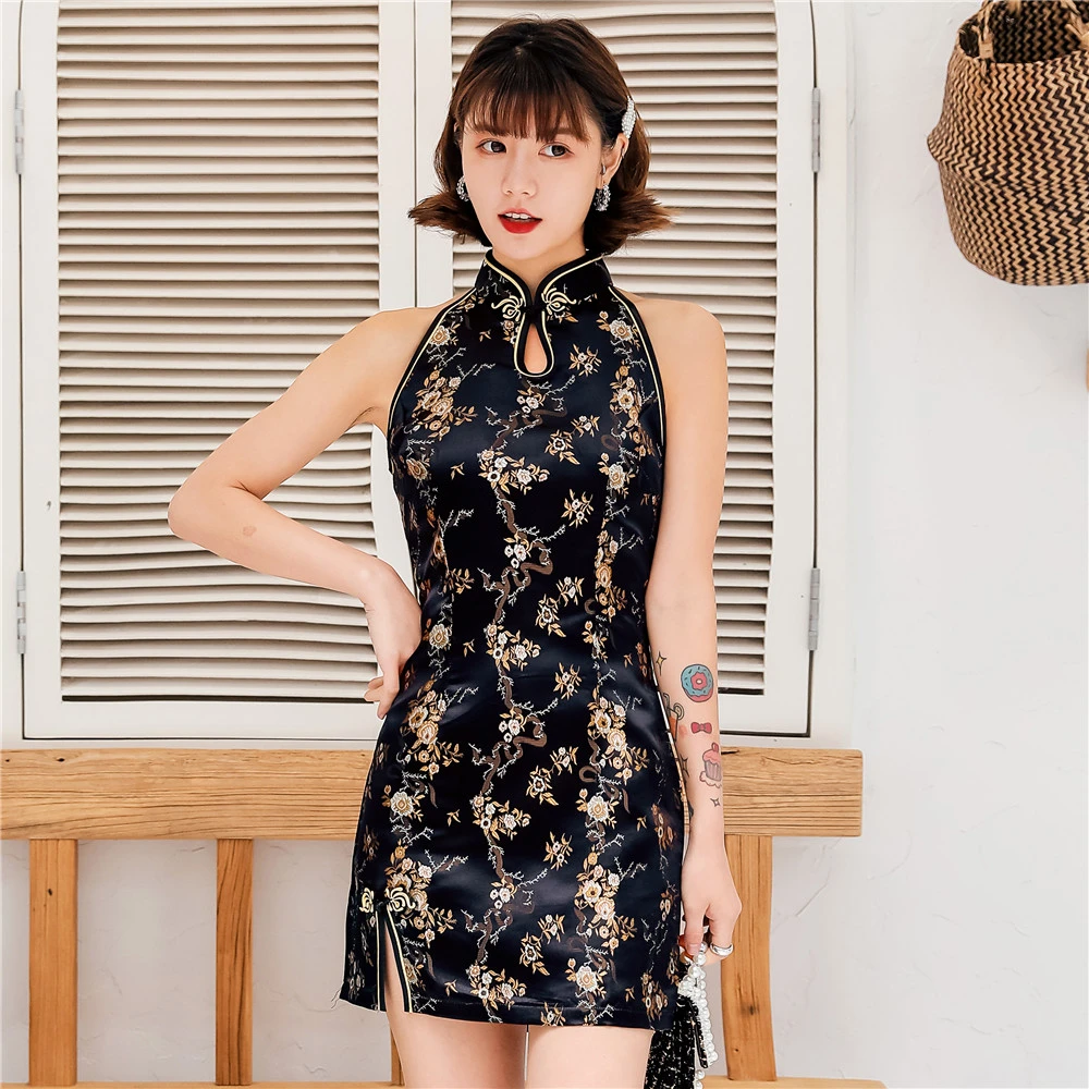 Sleeveless cheongsam Clearance