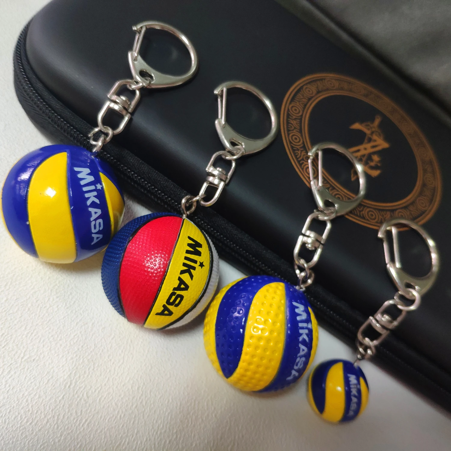

V200w Volleyball Sport Bag Knapsack Pedant Keychain Key Chain Volleyball Key Ring Holder Volleyball Gifts for Players Keyring