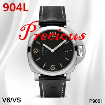 

PAM 1312 O V6F 1:1 BEST EDITION ON BLACK LEATHER STRAP P9000