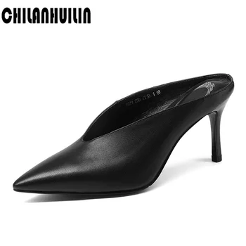 

ladies stilettos high heels sexy cosplay leather pumps women's party prom wedding shoes sapato feminino slingbacks shoes pumps