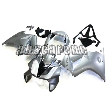 

Complete Motorcycle Fairings for Honda VFR800 2002 - 2012 VFR800 02 03 04 05 06 07 08 09 10 11 12 ABS Plastic Silver Grey Hulls