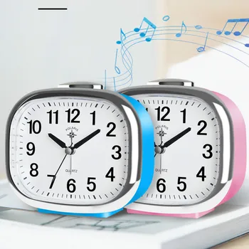 

Cartoon Smart Clock Alarm Glow Music Kids Analog Small Alarm Clock Table Sunrise Wake Up Light Speaker Budzik Wake XX60AC