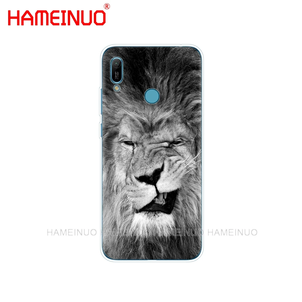 Силиконовый чехол для huawei Y5 Y6 Y7 Y9 PRO PRIME honor 8s 8a 20 LITE PRO 10i vision 20 V20 Lion tiger Fashion Lovely Animal - Цвет: 42832