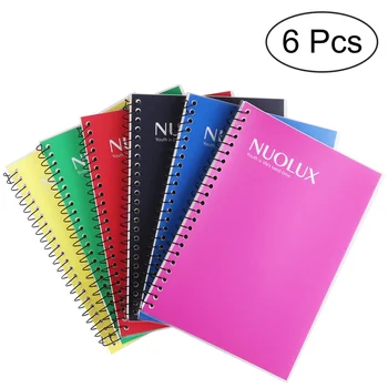 

6PCS Good Quality Diary Notepad Journal Notebook Spiral Notebook for Kids