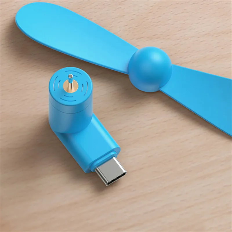 Type-c Fan USB Flexible Mini Mobile Phone Fans Android Type C Hand Fan Cooler For Huawei For Samsung Xiaomi Notebook