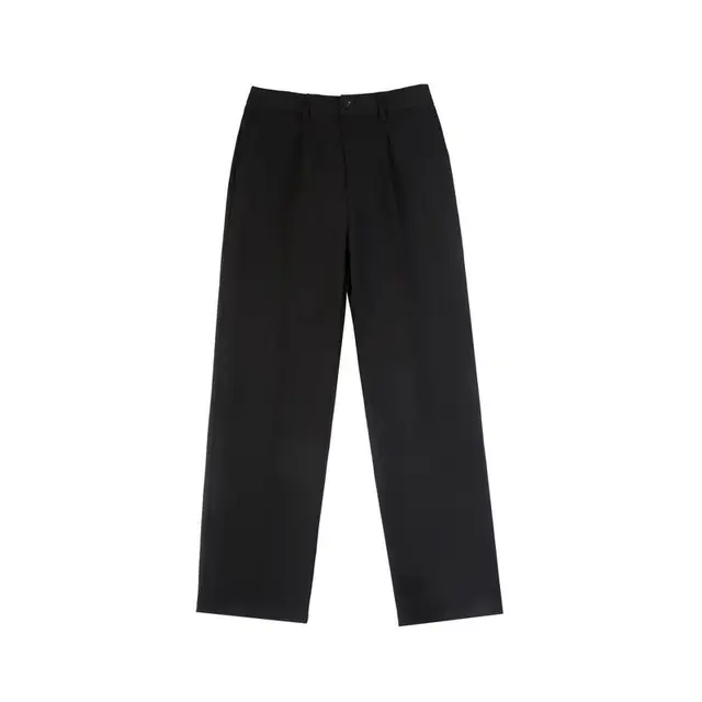 Men Casual Pants Zipper Suit Trousers Slacks Harajuku Simple All-match Korean Style Plus Size 5XL Baggy Elastic Mens Dress Pants 6