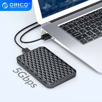

ORICO SSD HDD Enclosure 5Gbps SATA to USB 3.0 Adapter External Hard Disk Case Tool-free for 9.5mm 7mm 2.5" SATA HDD SSD