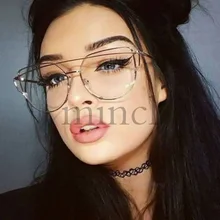 Кошачьи женские очки ретро металлические очки с прозрачными защитными стеклами прозрачные оптические очки оправа женские по рецепту для чтения NX