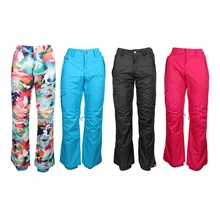 Женские зимние горные снежные спортивные утепленные лыжные штаны для сноубординга, катания на лыжах, пеших прогулок, рыбалки и других видов активного отдыха