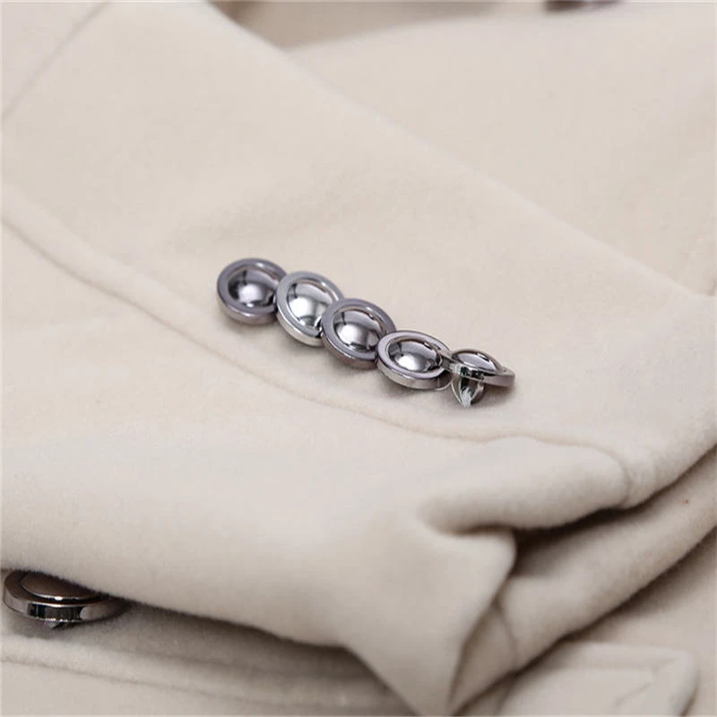 Solid Color Mens Trench Coat Double Breasted Lapel Neck Skinny Mens Coat Winter Casual Mens Clothing
