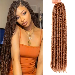 SAMBRAID Handmade Butterfly Locs Hair Goddess Pre Looped Short Bob Locs Distressed Locs Crochet Hair Faux Locs Hair Extensions
