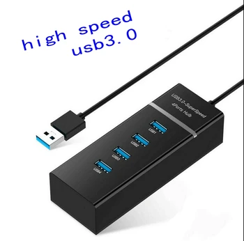 

4-port USB 3.0 multiple high-speed hub extensions Desktop PC Laptop Adapter