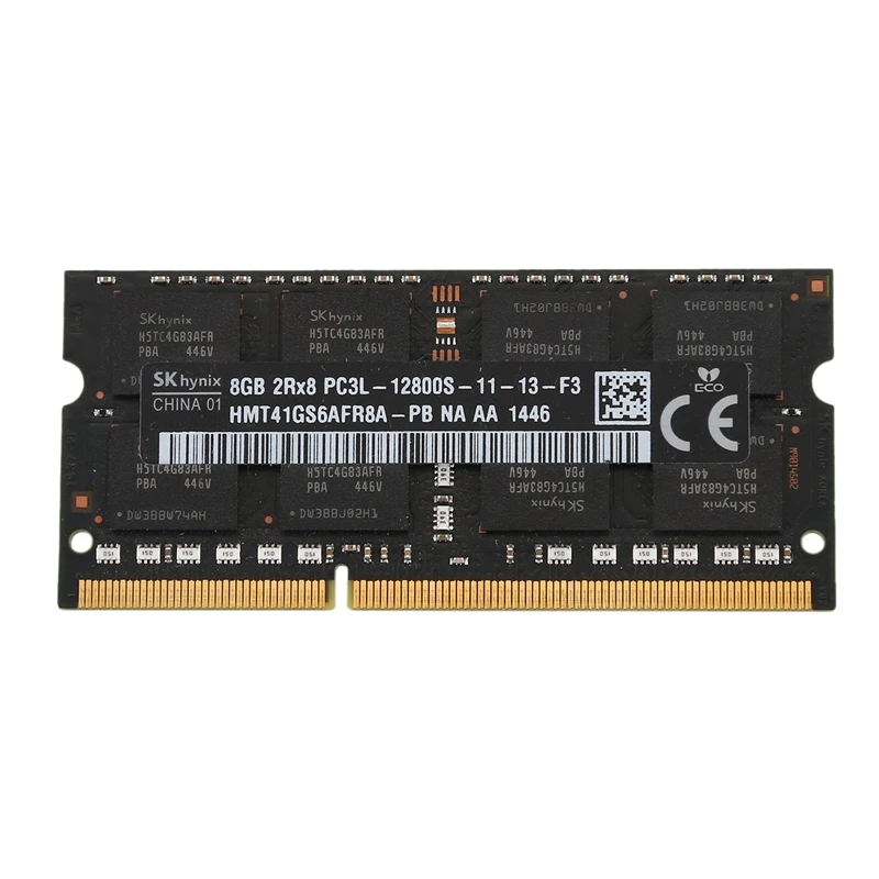 DDR3L 8GB 1600MHz PC3L-12800S ram Memory SODIMM низкое напряжение 1,35 V 204-PIN для ноутбука notebook(черный