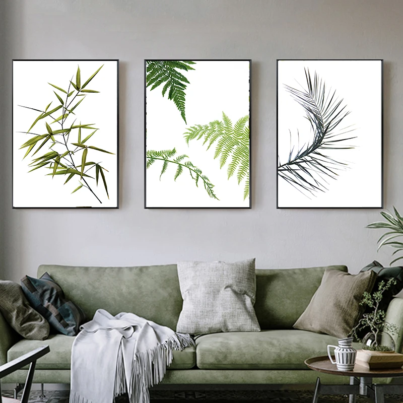 DP117 北欧简约植物装饰画-6=