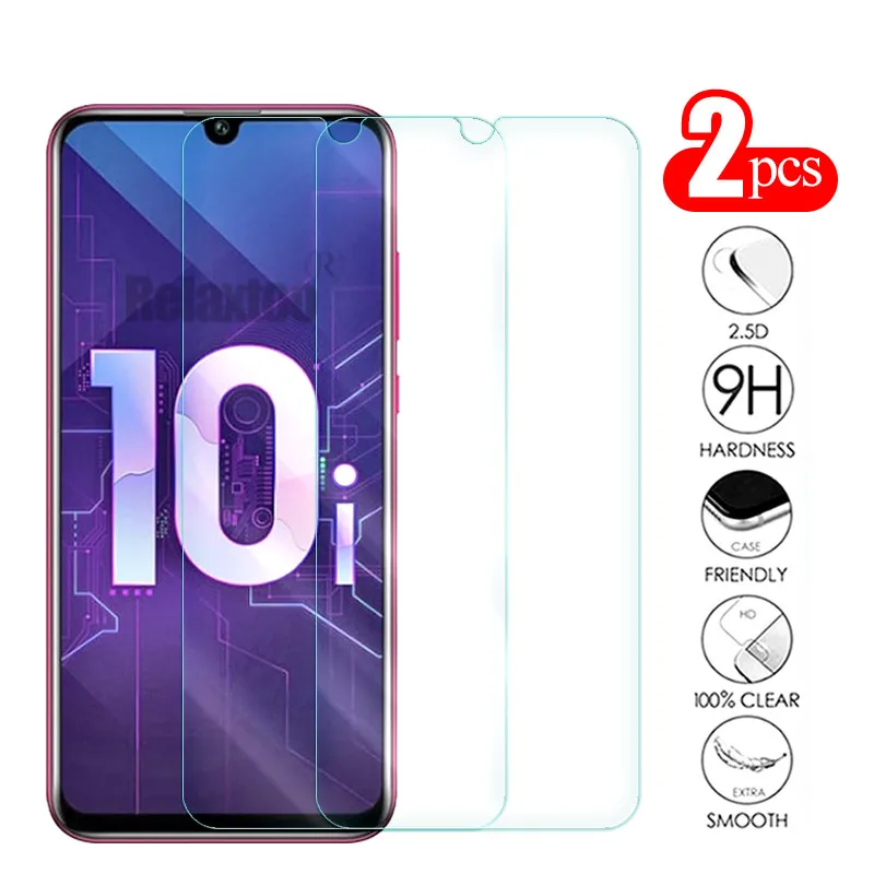 2 шт. Защитное стекло для huawei honor 10i закаленное на HRY LX1 10 i honor10 защитная пленка