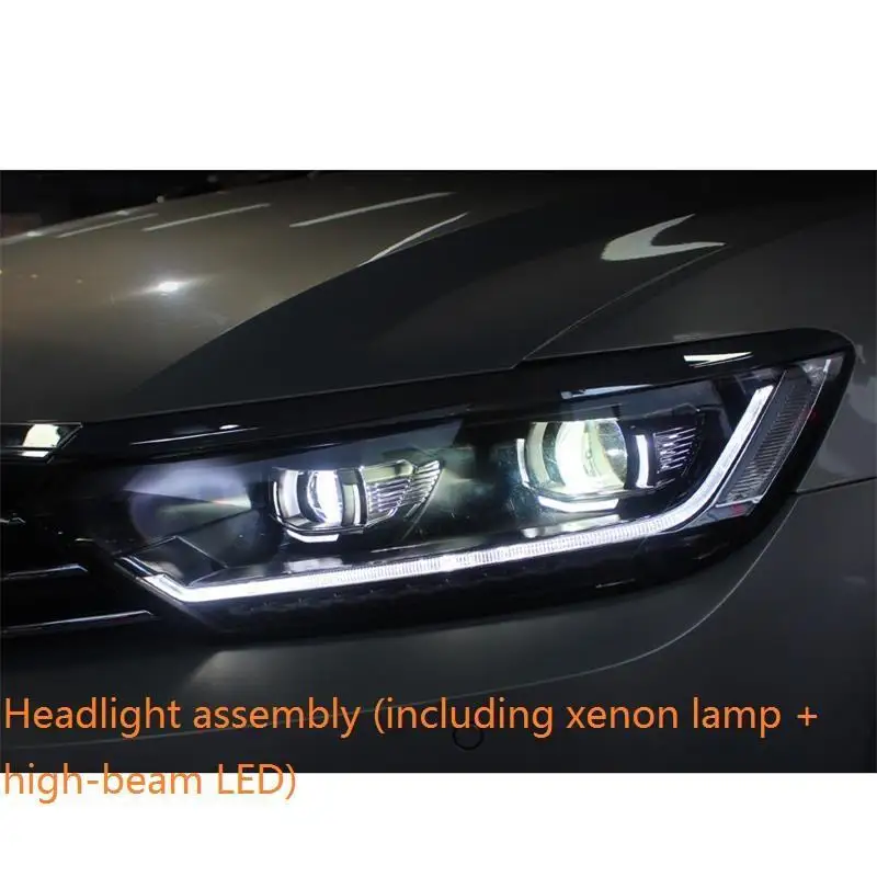 MODEL G Автозапчасти Luces Led Para авто Drl аксессуары автомобильные лампы фары автомобильные фары в сборе 17 18 для Volkswagen Magotan - Цвет: MODEL G