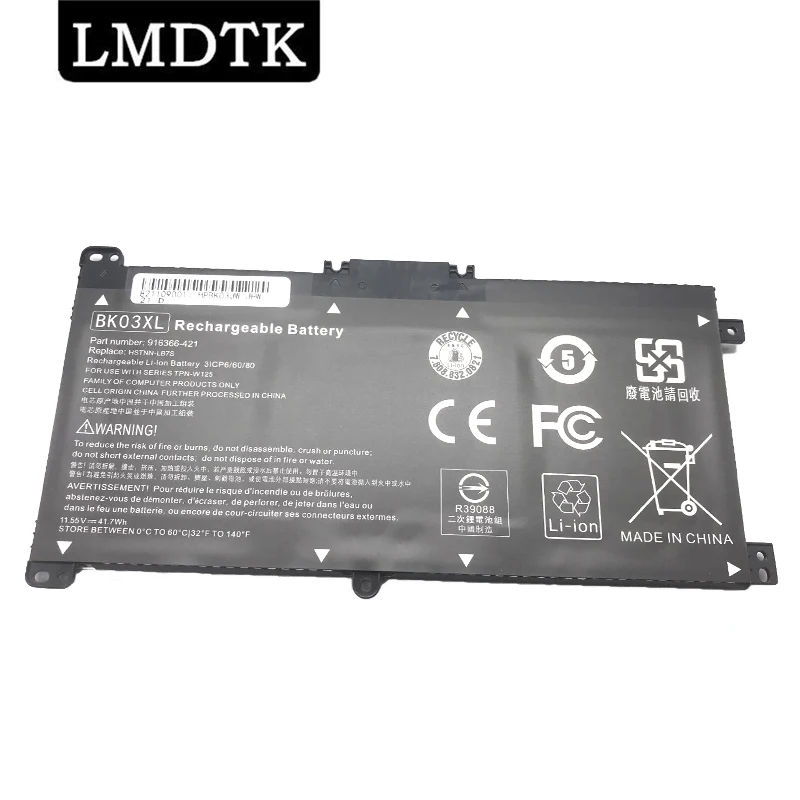 LMDTK Новый BK03XL Аккумулятор для ноутбука PAVILION X360 конвертер ПК 14-BA102TU TPN-W125 HSTNN- UB7G LB7S |
