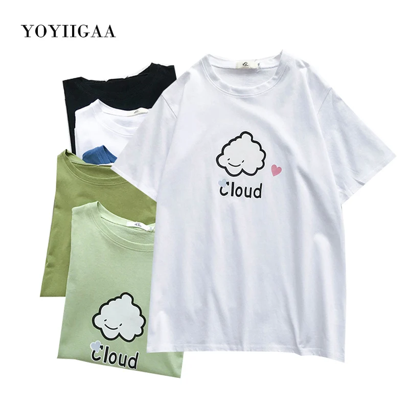 

100% Cotton T-Shirt Women Tops Summer Women Tshirt O-Neck Short Sleeve Female Tshirts Fashion Woman T-shirt Funny Ladies Clothes