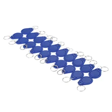 20 шт записываемые перезаписи 125 кГц RFID Брелоки для ключей в виде карт копировальный аппарат для контроля доступа