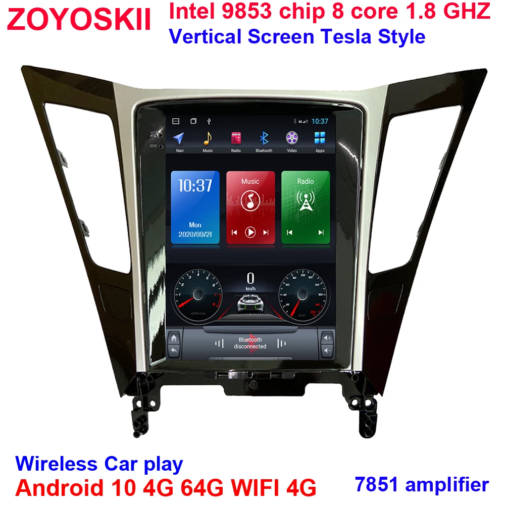US $145.50 ZOYOSKII Android 10 Os 10inch Vertical Tesla Screen Car Gps Multimedia Radio Bt Navigation Player For Hyundai Sonata 8 20102015