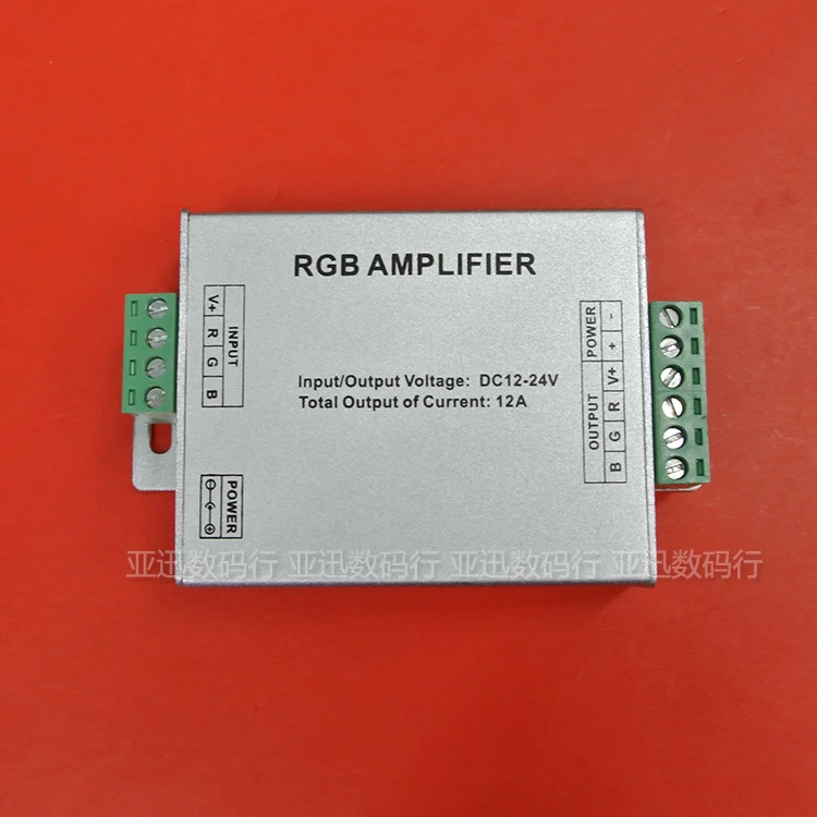 

5050 LED Seven-color Lamp Band Amplifier 12V24v Band Signal Amplifier RGB Relay Amplifier Synchronizer