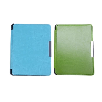 

2 Pcs Case for KOBO GLO HD 6.0 Inch EReader Magnetic Auto Sleep Cover Ultra Thin Hard Shell, Light Blue & Green