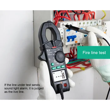 

FY3267S Clamp Testers Portable Digital Clamp Meter 6000 Counts AC DC Current Clamp Multimeter JDH99
