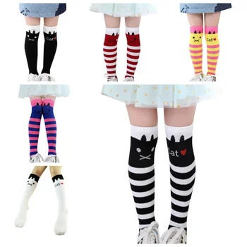 

Kids Cotton Socks Bear Animal Baby Cotton Socks Knee High Long Leg Warmers Socks Boy Girl Children Socks 3-12 Years