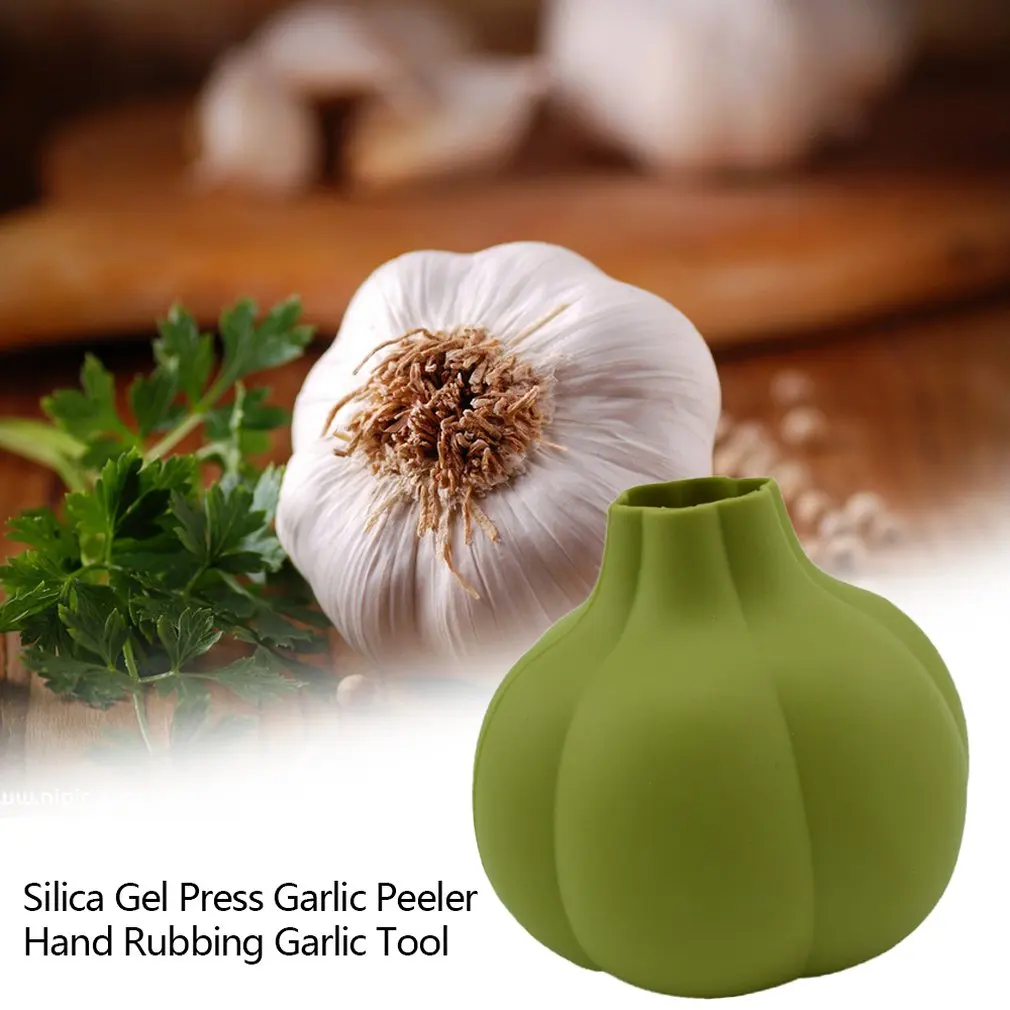 Silicone Garlic Peeler Garlic Presses Peeling Gadgets Hand Rubbing Garlic Stripping Tool Kitchen Vegetable Fruits Accessories