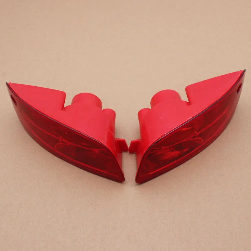 Left/Right Side Car Rear Bumper Red Lens Reflector Lights for Hyundai Santa Fe (CM) 2007-09 Pre-facelift Tail Fog Light Housing