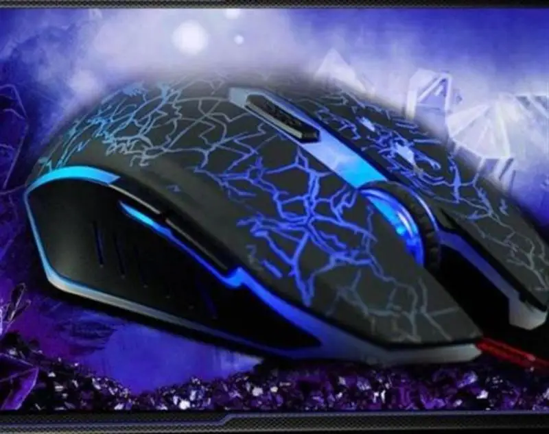 Тихая игровая проводная мышь 4000 точек/дюйм перезаряжаемая беспроводная USB