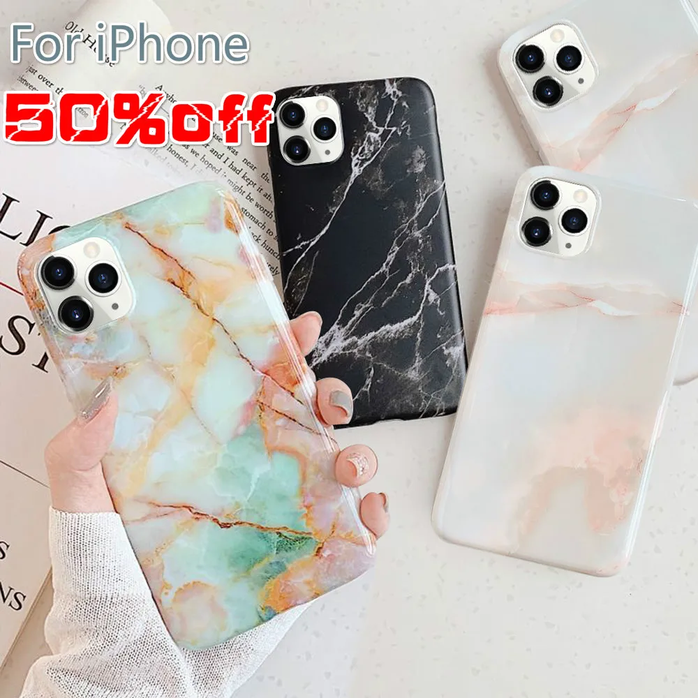 LCHULLE нежный мраморный узорный чехол для телефона IPhone 11 Pro Max Xr X Xs 7 8 6S 6 Plus глянцевый
