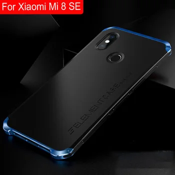 

Metal Frame Phone Case For Xiaomi Mi 8 SE Thin Hard Aluminium Hybrid PC Shell For Xiaomi Mi8 SE Cases For Xiaomi Mi 8SE Funda