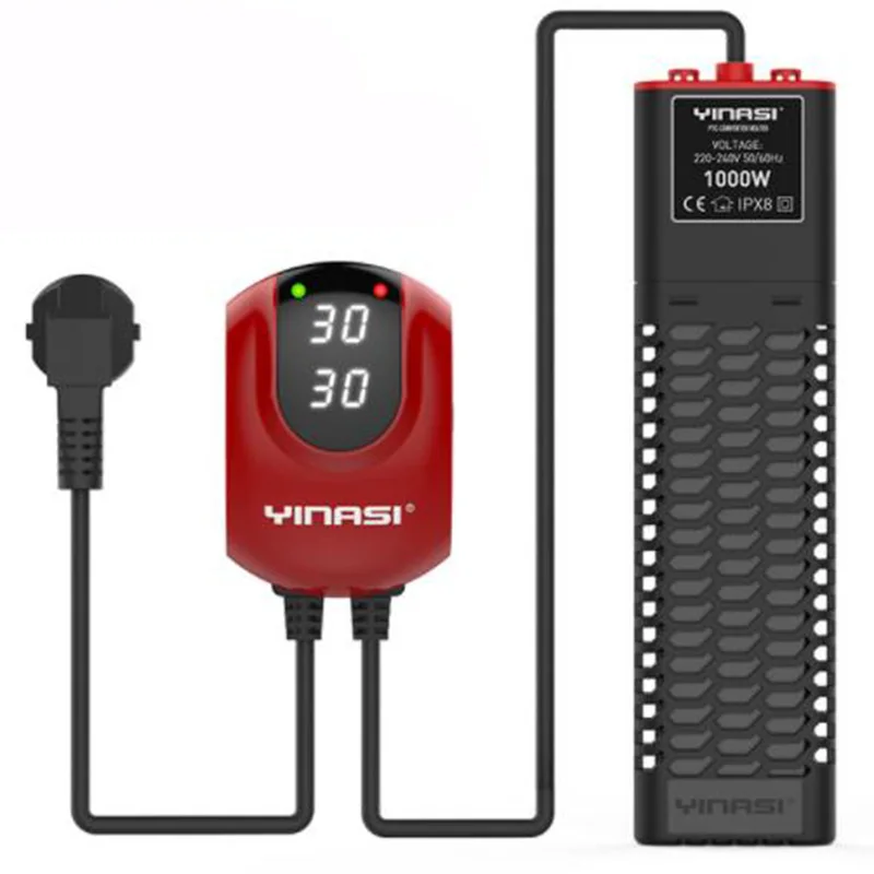 

50-1200W Digital LED Submersible Water Heater Heating Tool Aquarium Fish Tank Leakage Design