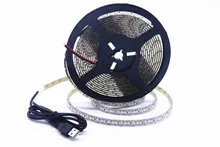 

SMD2835 5V USB LED Strip Light Lamp Waterproof 1M -5M TV Background Lighting Led Strip USB Plug Warm/Cold White Home Decorat