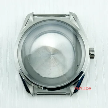 

HQ 10ATM Tested WR Sapphire Crystal Watch Case Parts Set For Sea Master Style Watch Mingzhu DG3804 GMT Miyota8215/8205 Movement