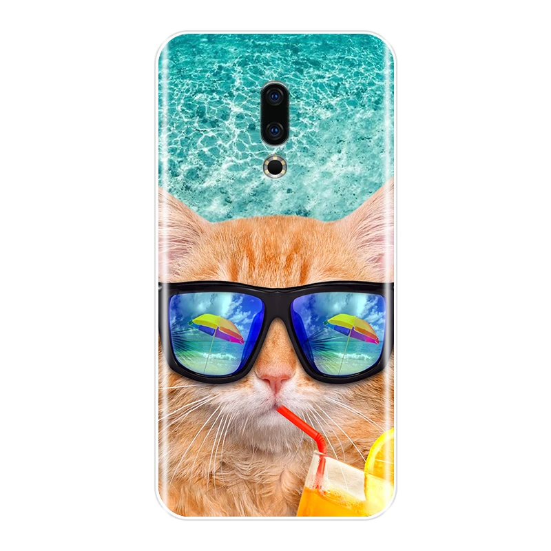 best meizu phone case brand Back Cover For Meizu 16th 16x 15 Lite 16 Plus Soft Silicone Cute pattern painting Phone Case For Meizu U10 U20 Pro 6 7 Plus meizu phone case with stones back