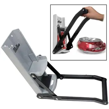 

16oz Beer Can Crusher Wall Mounted Beer Soda Bottle Smasher Bottle Opener Home Recycling Tool Bottle Crushing Recycling Tools