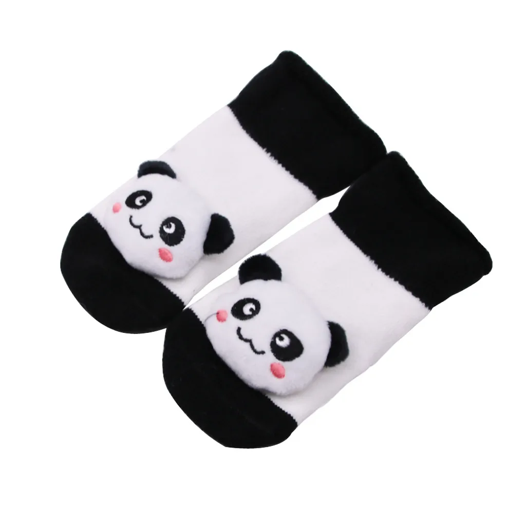 Носки детские носки для новорожденных из хлопка, нескользящие носки для мальчиков и девочек носки с колокольчиками для малышей мягкие теплые носки