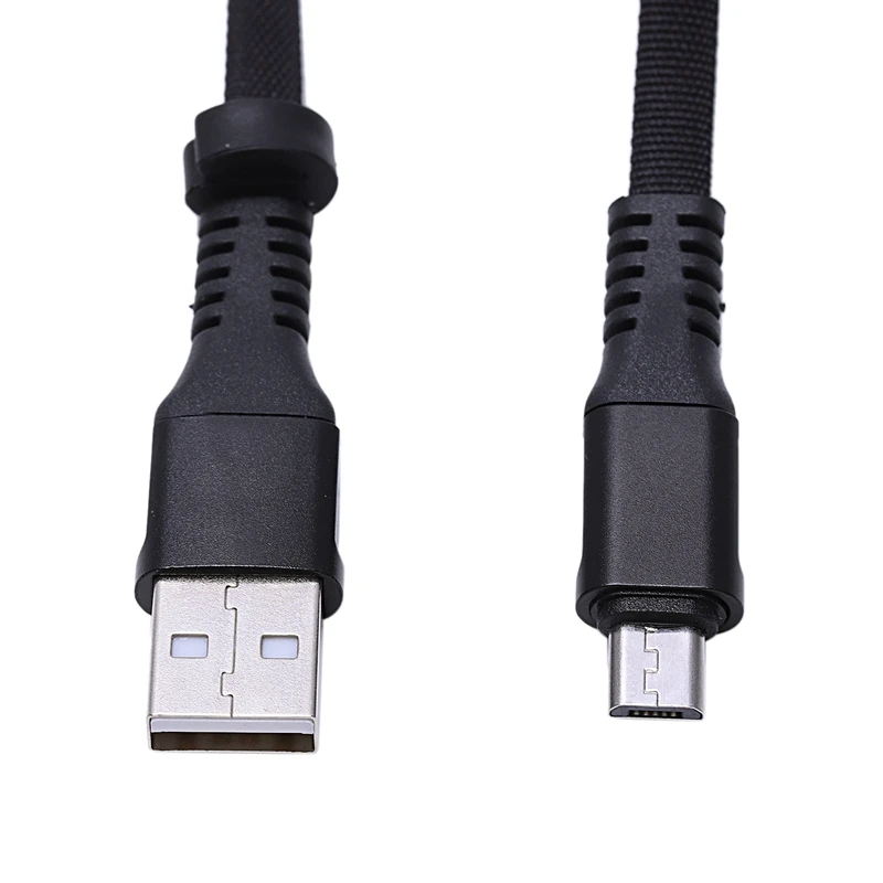 USB к Micro короткий плоский зарядный кабель с металлическим разъемом для Android