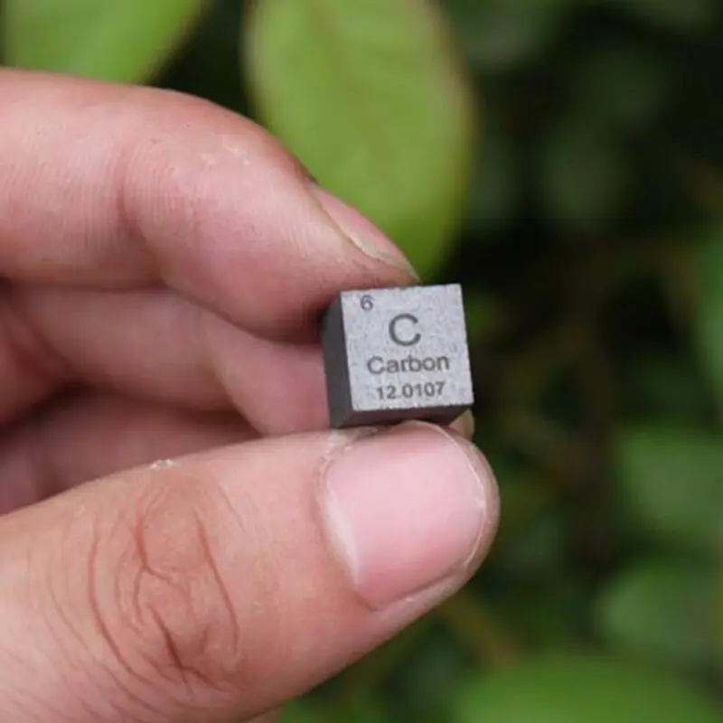 

1PCS 10mm Dichte Wrfel high purity 99.9% carbon density cubic element collection