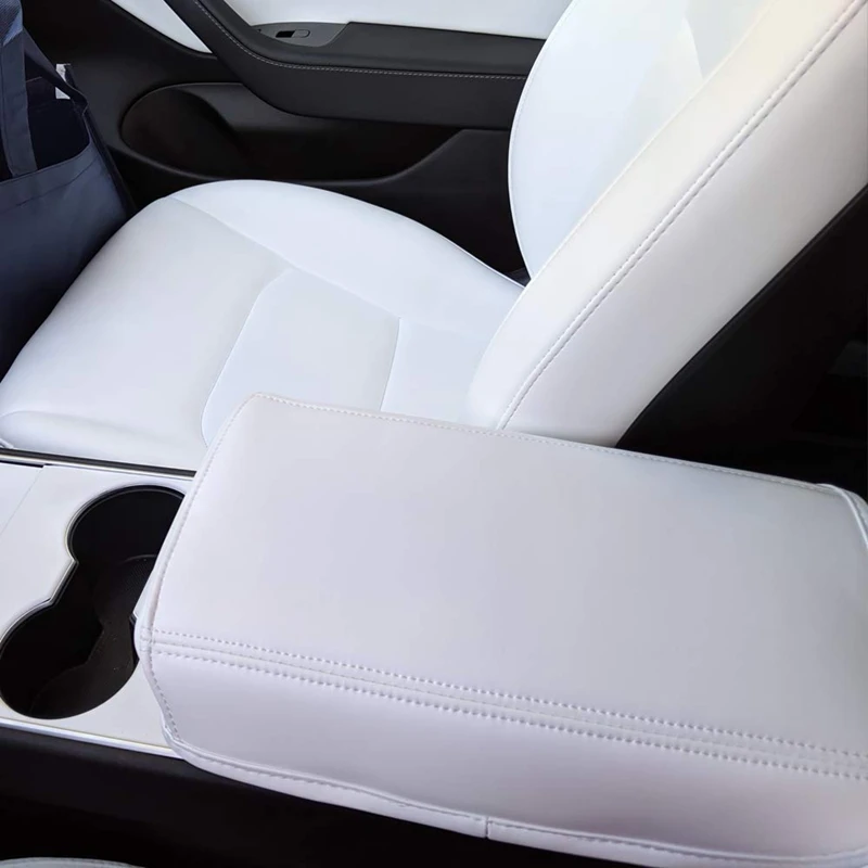 Авто Центральная консоль подлокотник коробка Pad Tesla модель 3 Крышка центральной консоли подлокотник Pad