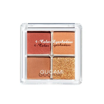 

4Colors Matte Pearlescent Glitter Waterproof Eye Shadow Pigment Eye Shadow Palette Makeup Cosmetics Eyeshadow