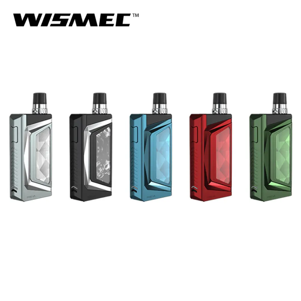 

Original Wismec PREVA Pod Kit Built in 1050mAh Battery 3ml Cartridge in WR01 Mesh 0.6ohm Coil Electronic Cigarette