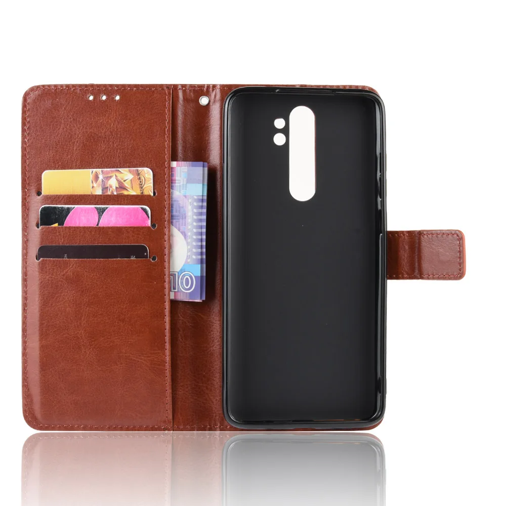 Чехол для Xiaomi Redmi Note 8 Pro Роскошный кожаный флип кошелек чехол телефона Xiomi Red mi Note8