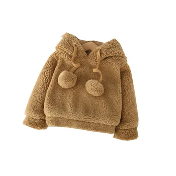 

Autumn winter baby girls child clothing lamb outerwear for newborn baby girls outfits kids clothes baby pullover jackets coats