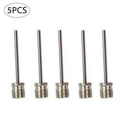 Sports Ball Inflating Pump Needles - Stainless Steel Air Valve Adapters (5-Pack) (5PCS Air Needle)