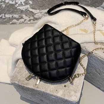 

Quilted 2020 New winter Women Shell Bags Fashion Pu Female Shoulder Bag Girls Party crossbody shoulder Bags