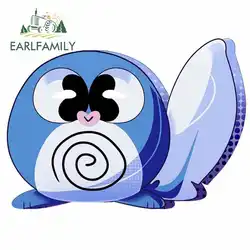 EARLFAMILY, 13 см x 9,3 см, для Poliwag, мультфильм, аниме, тонкая наклейка, забавные наклейки на автомобиль, водонепроницаемый винил, JDM, бампер